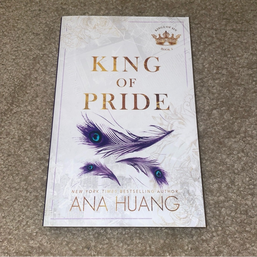 'King of Pride' Book - Purple and Gold Cover